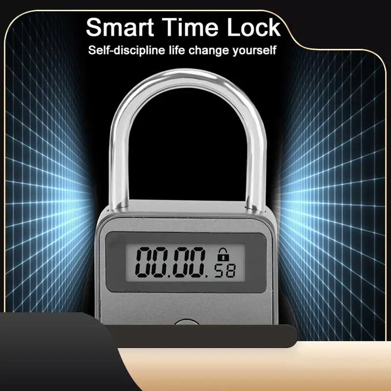 

Smart Time Lock LCD Display Electronic Timer Switch Padlock Travel Electronic Timer-Qing-T44C