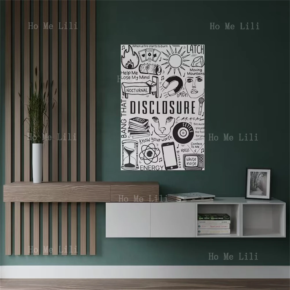 Public Lyrical Poster Printing Art The Living Room Wall Is Decorated With