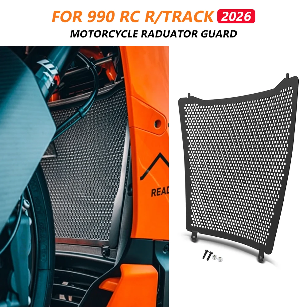 

Motorcycle Radiator Guard For KTM 990 RC R Track 2026 990RCR Water Tank Grille Cooler Net Protector Cover Shield Accessories Kit