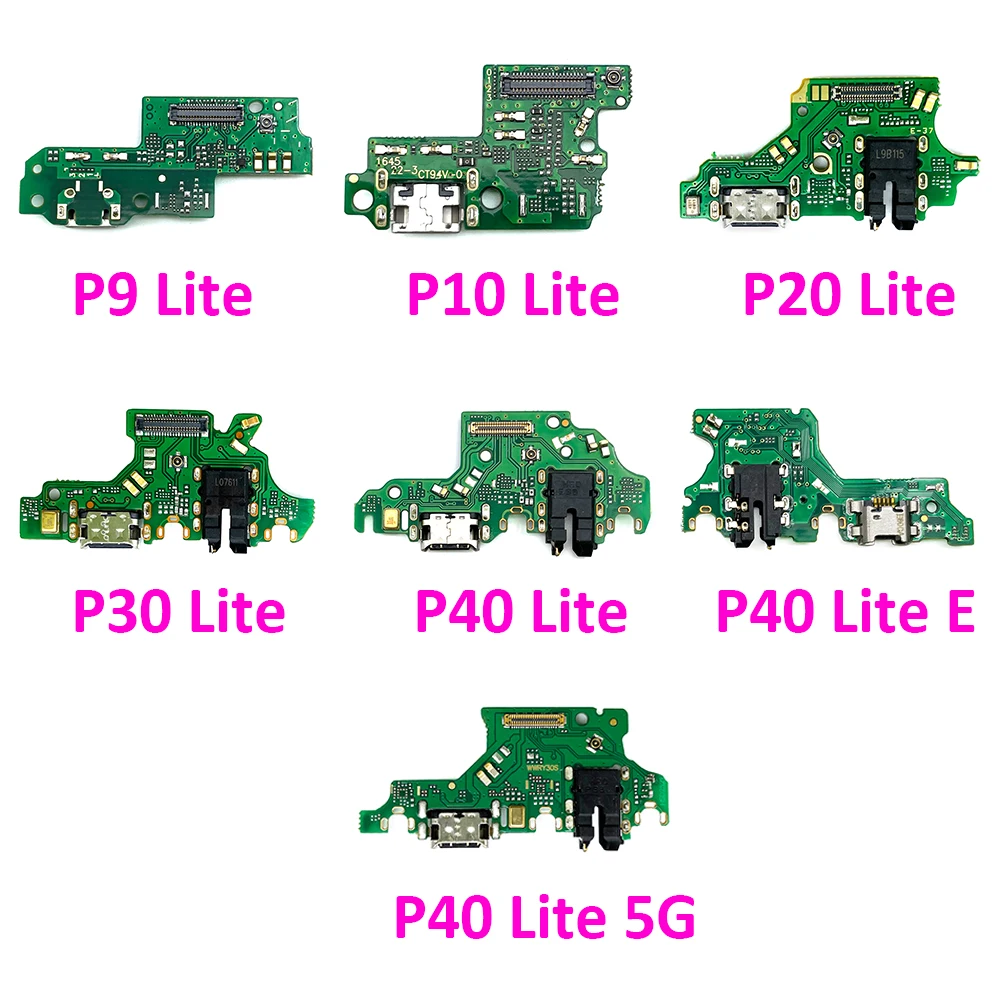 USB Charging For Huawei P30 P40 Lite E 5G Pro Charge Port Jack Dock Connector Charging Board Flex Cable