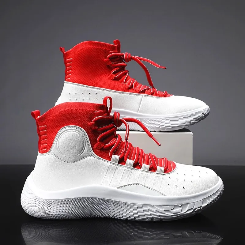 

Hot Summer New Arrivals Unisex Breathable Outdoor Basketball Shoes High-Resilience Basketball Sneakers Non-Slip Training Shoes