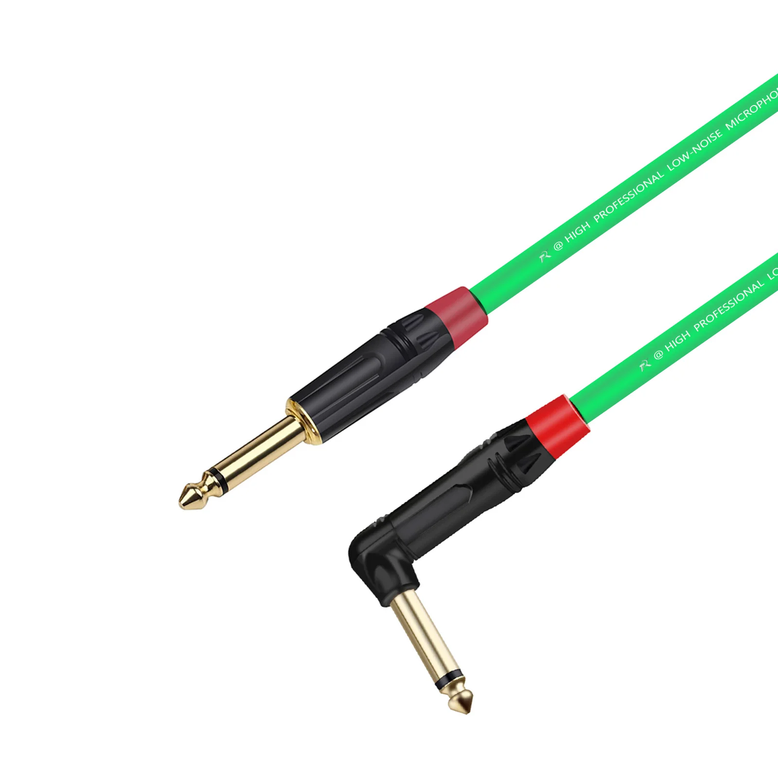 Guitar Cable,6.35mm Straight to Right Angle Audio Extension Cord,1/4