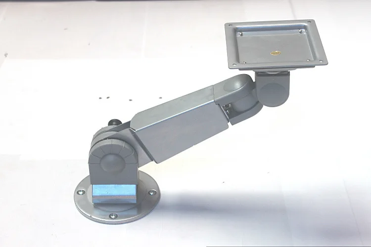 Side wall mounted LED LCD display bracket Touch screen up and down adjustment angle, cantilever frame, perforation/clamping