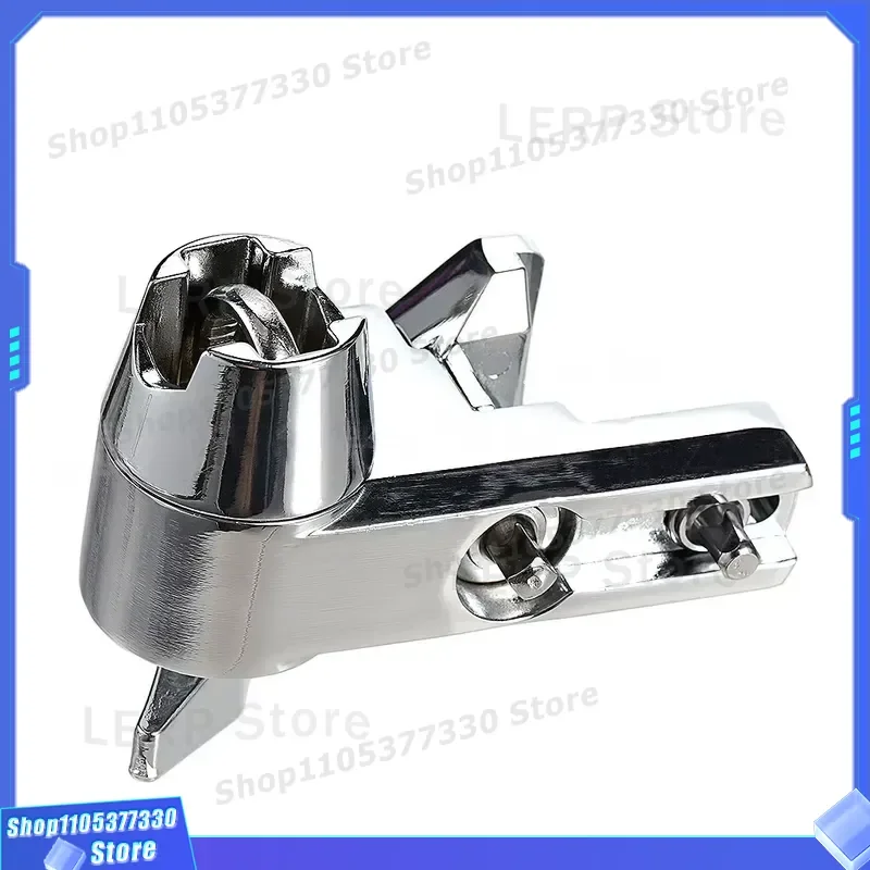 Rugged Silver Snare Drum Clamp Multifunctional Percussion Parts for Drum Set Musical Instrument Accessories Durable Hardware