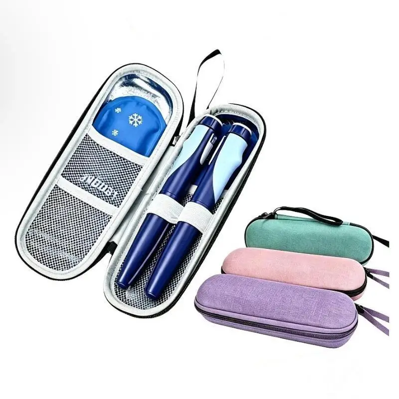Travel Case Insulin Cooling Bag Thermal Insulated Diabetic Pocket Pill Protector Without Gel Oxford Medicla Cooler Home Travel
