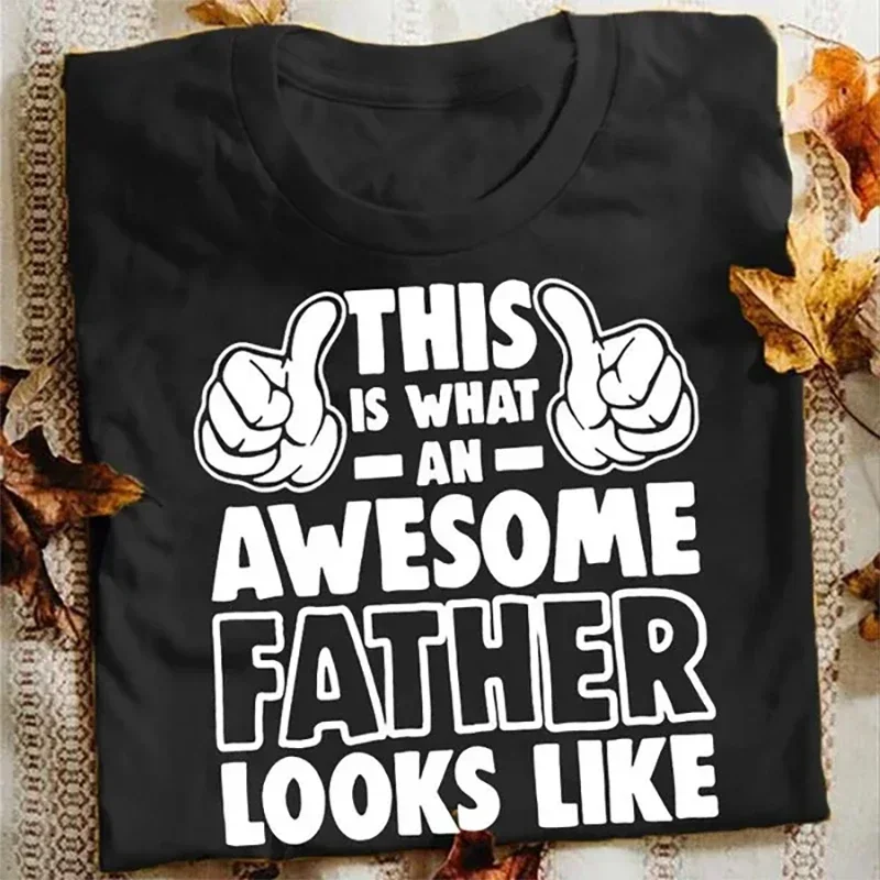 

2024 Funny Short Sleeve Printed O Neck Dad Shirt,Gifts for Dad, Father's Day Gifts Summer Cotton Tops t shirt y2k women clo