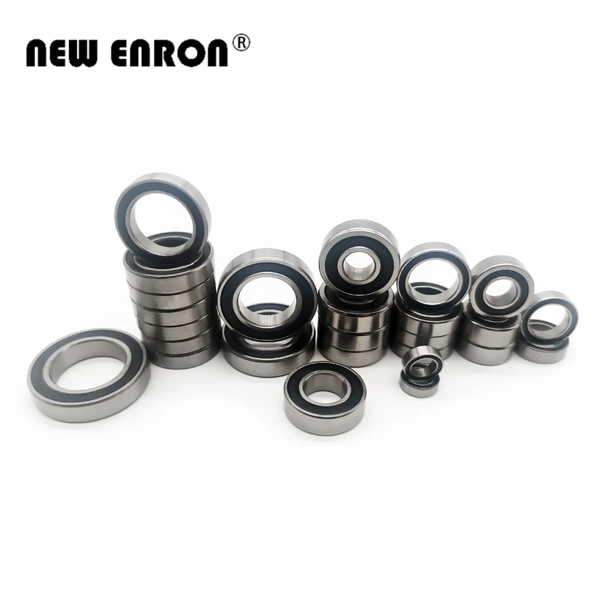 26 قطعة مجموعة محامل كروية من الفولاذ الكروم مطاط أسود مختوم مسبقًا لسيارة RC TRAXXAS Maxx Slash 102076 -4 شاحنة ذات دورة قصيرة