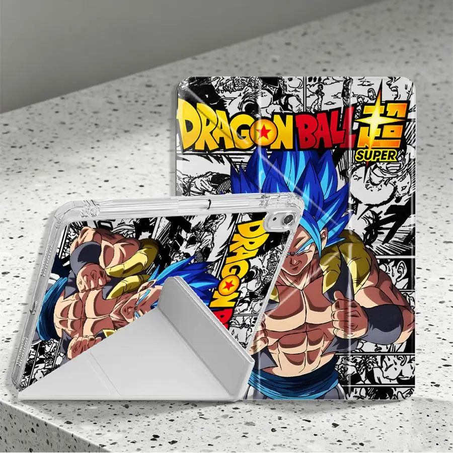 Dragon Ball Anime Vegeta Tablet Case For Samsung Galaxy Tab S9 Plus A11 S7 FE S8 A8 A9 Plus S10 Lite With Pen Slot Cover