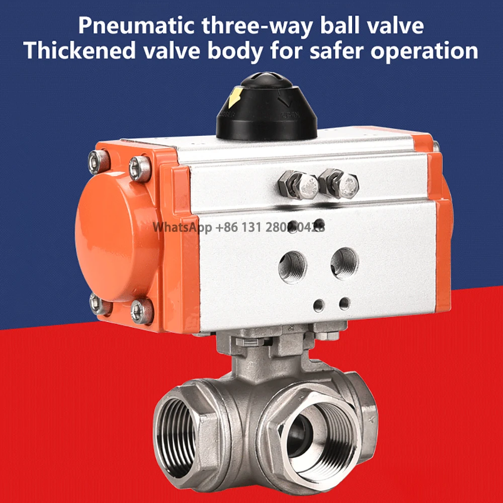 3 way DN15 1/2 inch 3way 230v ac tri clamp sanitary pneumatic motorized ball valve tri clamp ferrlue