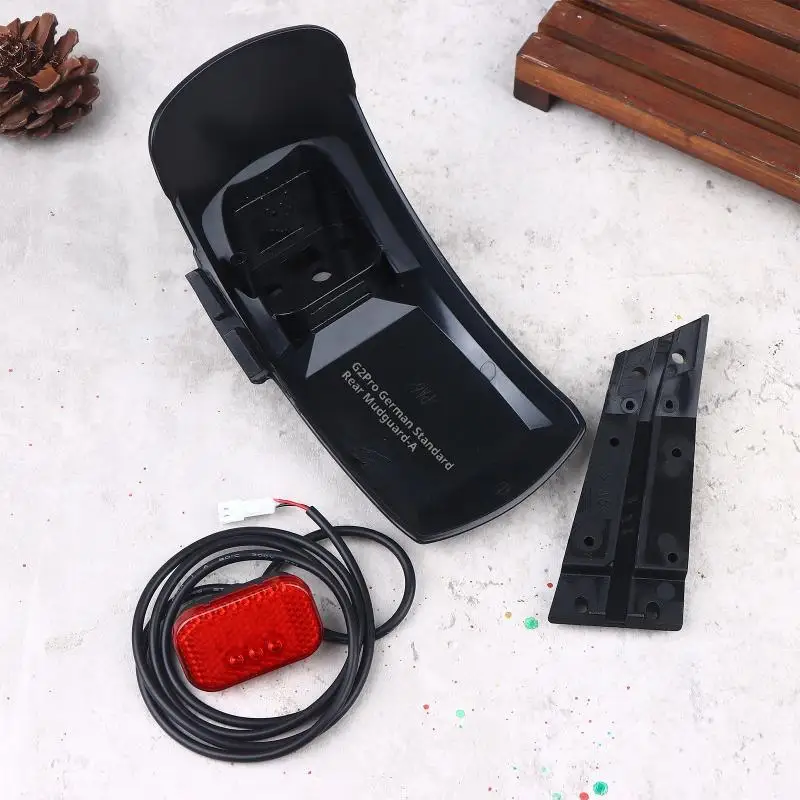 1 مجموعة الحاجز الخلفي الجمعية ل Kukirin G2 برو DB 2024 نسخة سكوتر كهربائي قطعة من نسيج مع قوس الضوء الخلفي استبدال الملحقات #4