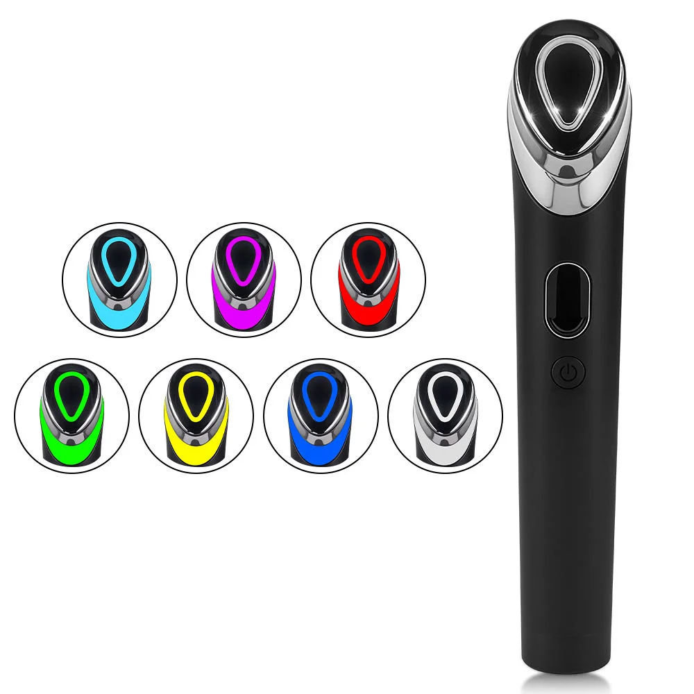 Portable 7 Colors AgeR Booster Pro EMS Microcurrent Facial Massager Anti Wrinkle Device Home Use Skin Care Beauty Tool