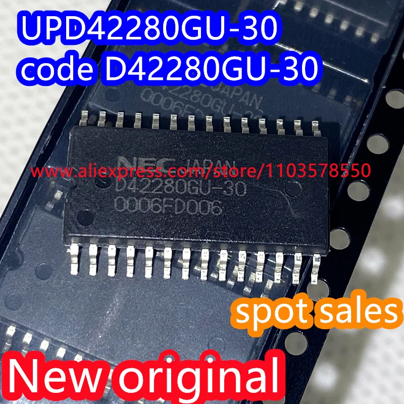 5PCS  2Mbit Field Buffer UPD42280GU-30 code D42280GU-30 package SOP28 brand new original D42280GU