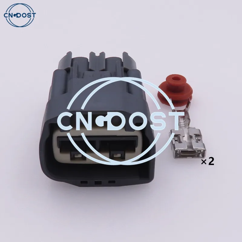 1 Set 2 Pin 9.5mm AC Assembly Electronic Booster Pump Connector Plastic Waterproof Cable Harness Socket For Ford Focus