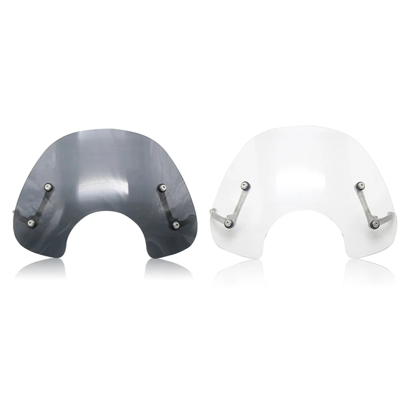 

Motorcycle Windshield Windscreen Wind Deflector Wind Shield Spoiler For HONDA NS125LA Ns125la Parts (Smoke Grey)