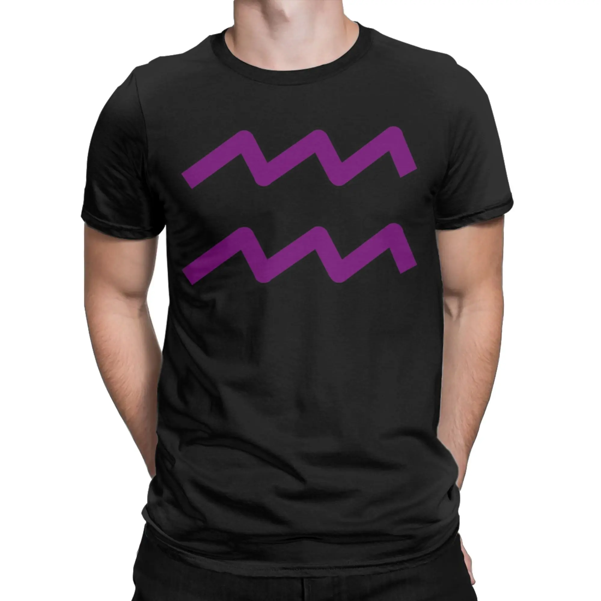 Men's Eridan Ampora Aquarius Violet Homestucks T Shirt  Pure Cotton Clothing Funny Round Collar Tee Shirt Gift T-Shirt