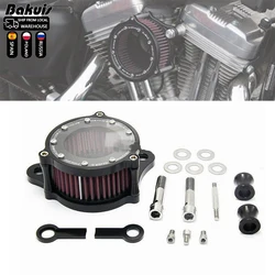 Motorcycle Air Filter CNC Air Cleaner Intake System Kit For Harley Sportster XL883 XL1200 Iron 883 48 72 1991-2023 Accessories