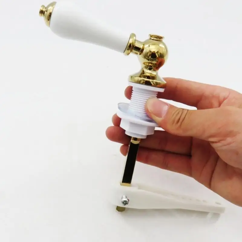 

Викторианцы стили керамика туалетная ручка промышленного сплавного сплава аксессуар для ванной комнаты ежедневное использование