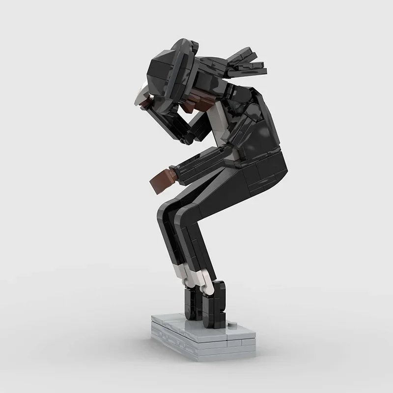 Musik-Superstar Sänger Tänzer MJ Modell Michael Jackson Bausteine Lernspielzeug für Kinder Weihnachtsgeschenk – Detail 2