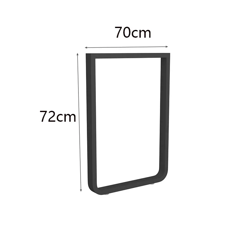 metal wrought iron arc table leg bracket, desk dining table foot cabinet supports the unilateral foot of the bar ta