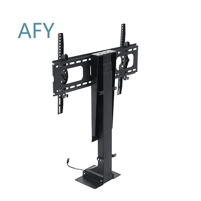 Electric TV Lift Bracket for 30-70 inch TVs Floor Hidden Telescopic Cabinet with Wireless Remote Control Automatic Extension