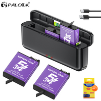 2250mAh For DJI Osmo Action 5 Pro Action 4 Camera Battery with 3-channel fast charger For DJI Osmo Action 4/3 Accessories