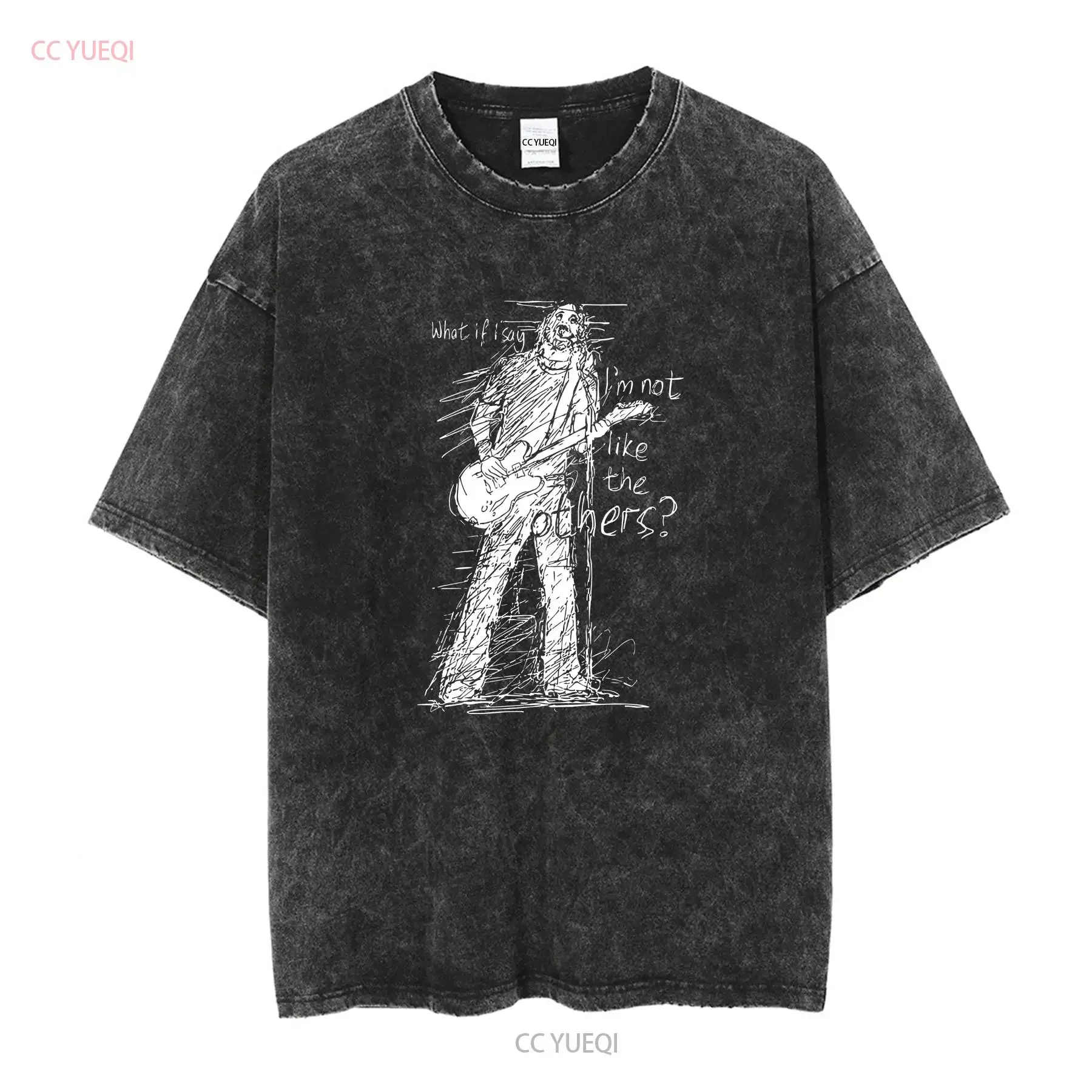 ديف جروهل جديد أسود تي شيرت قصير الأكمام جميع الأحجام S إلى 345Xl Q1669 طويلة أو الأكمام خمر غسلها موضة مريحة