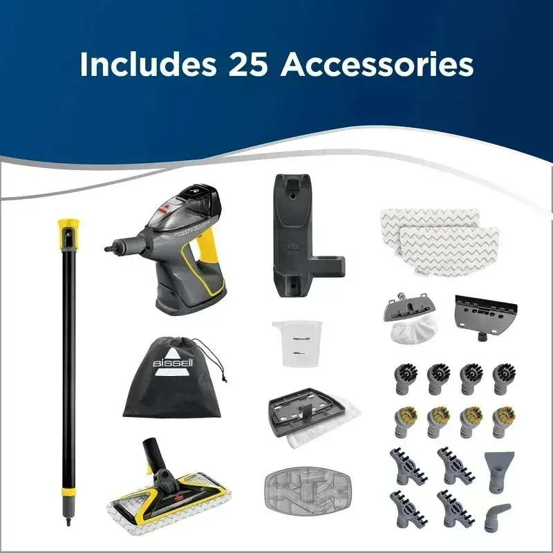 PMD4-ABISSELS Power Steamer Сверхмощная паровая швабра 3-в-1 и портативная SteamShot для внутреннего и наружного использования: гараж, мастерская Aut,