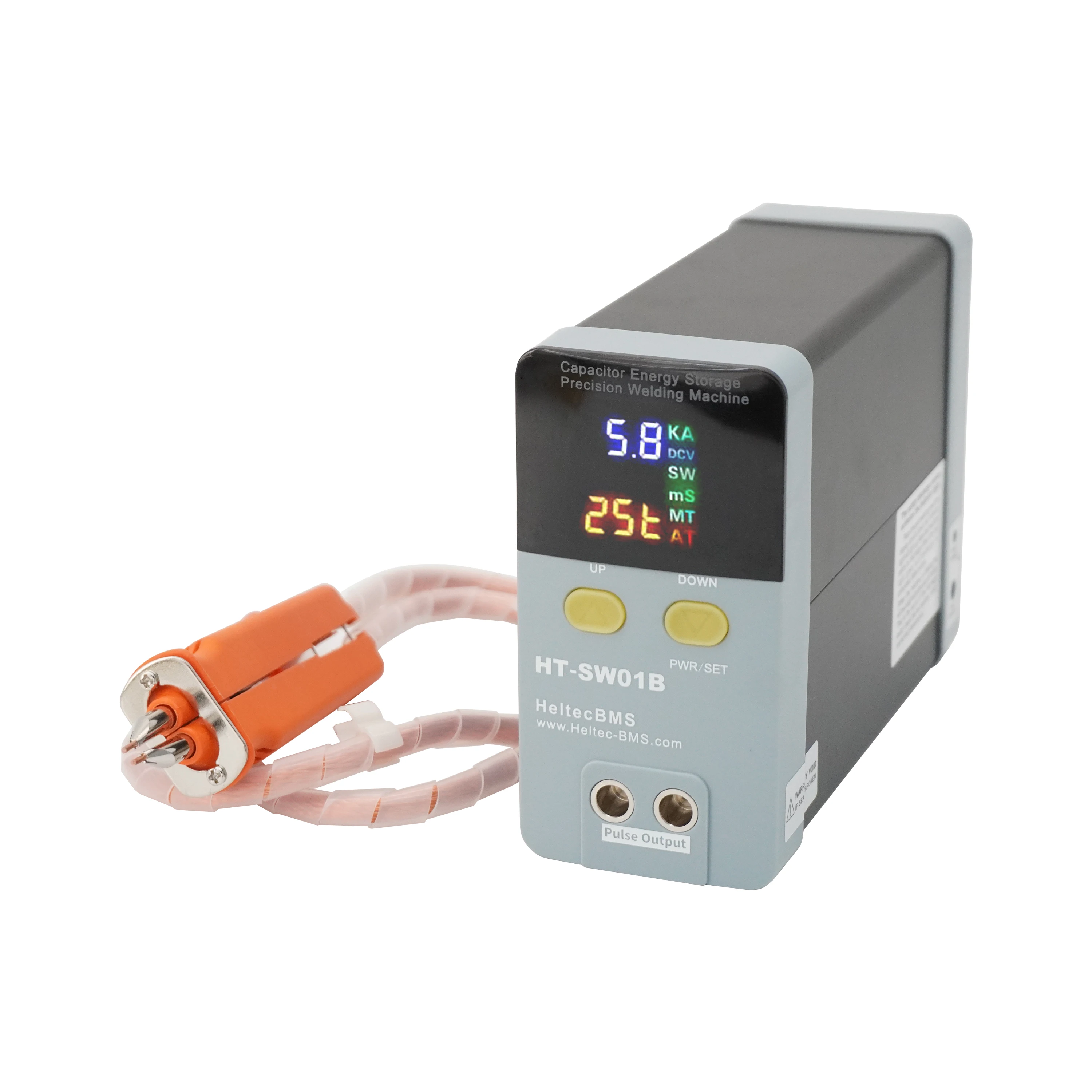 Nieuwe Heltec 11.6kw Draagbare Kleine Vlek Lasser/Condensator Opslag Batterij Puntlassen Machine Led Digitaal Display 0.3Mm Dikte