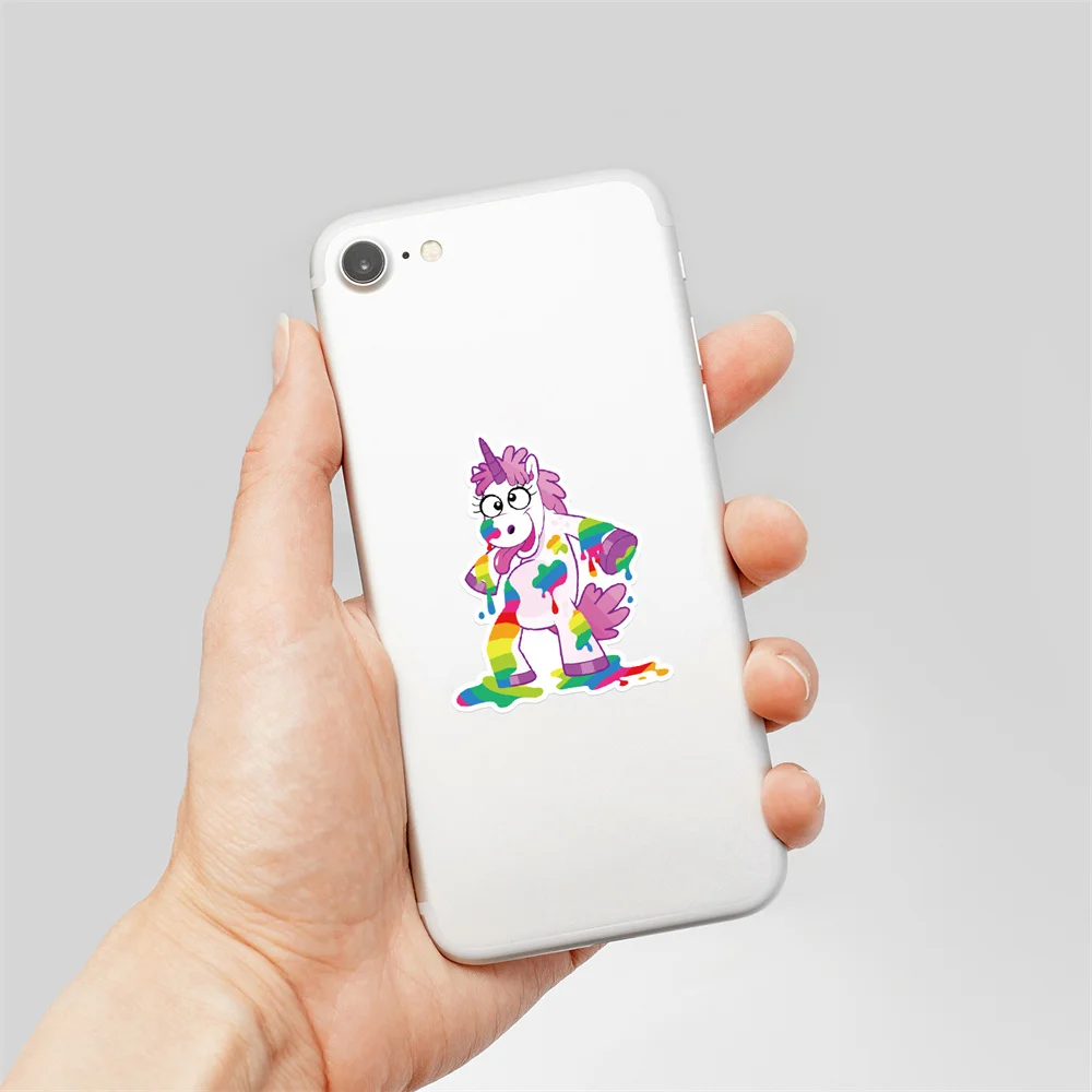 50 PCS Unicorn Graffiti Stickers Luggage Water Cup Computer Laptop Waterproof Stickers Handbook Stickers