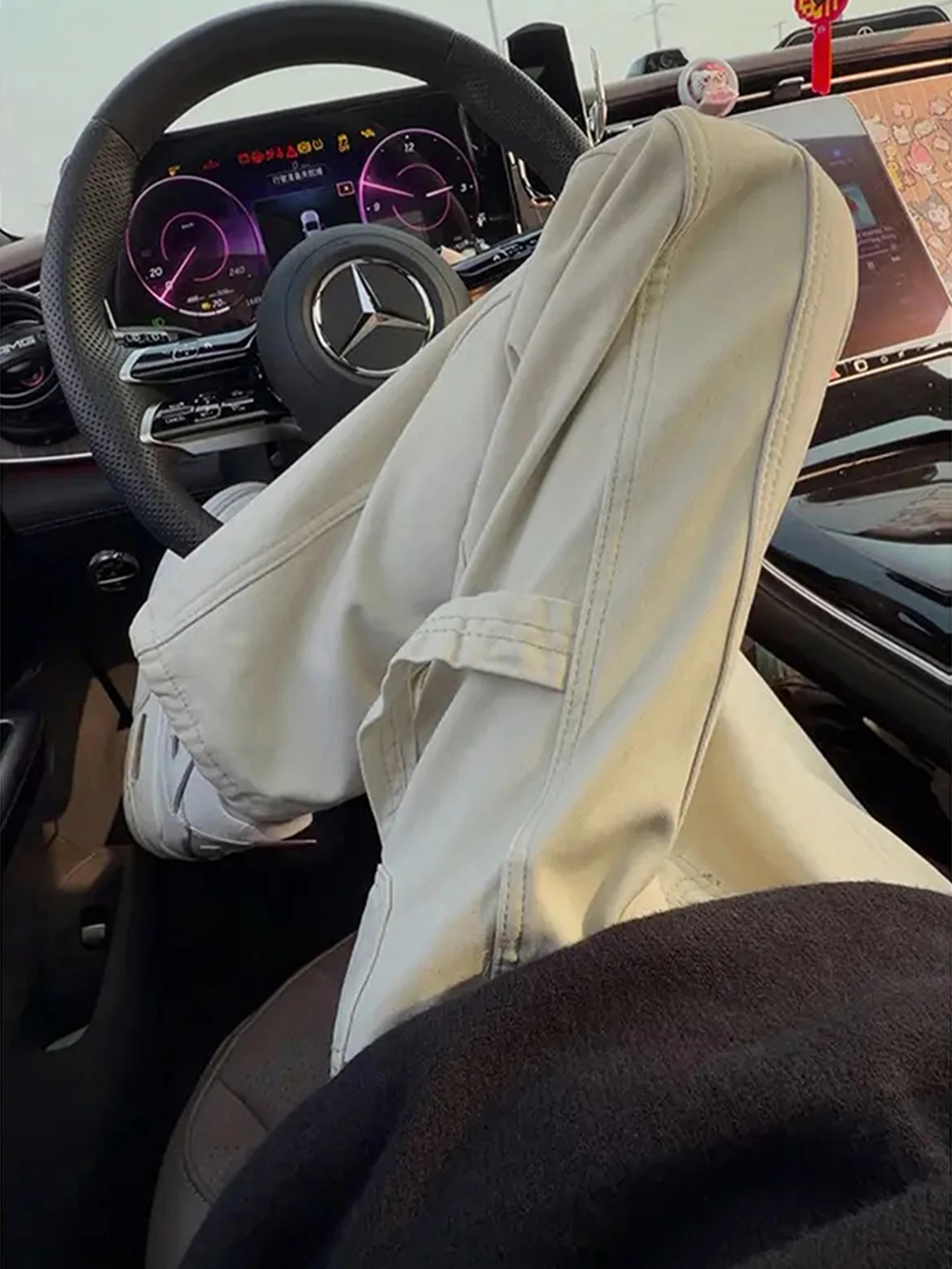 

American Sle Bell Bot Denim Jeans Men's Autumn Winter Fce Pure Cotton Carpenter Straight Leg Knife Pants