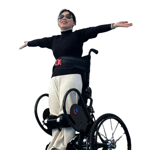 

ultra Light Standing Aluminium Alloy Manual Sports Wheelchairs for Disabled