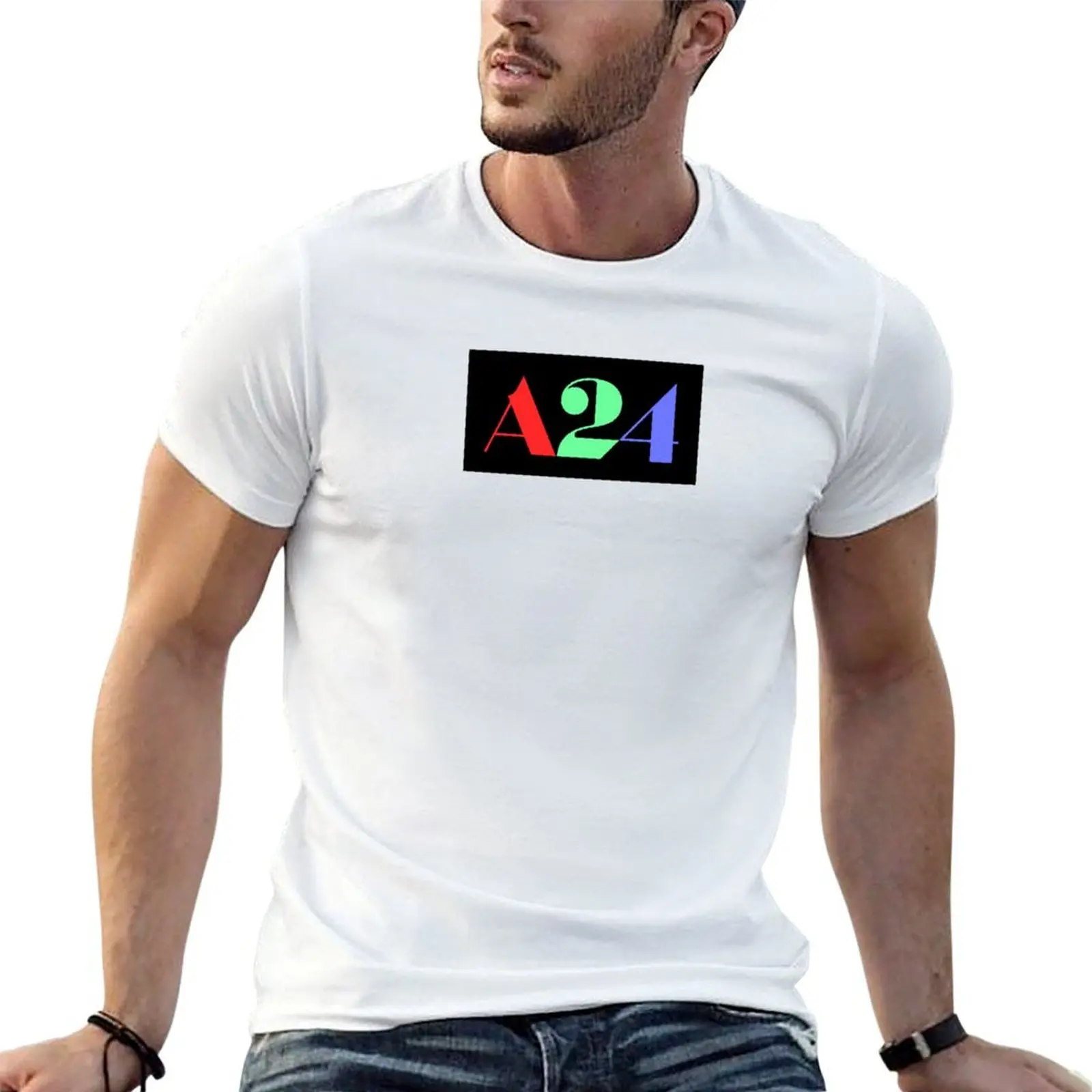 

man shirt t high man cotton funny cotton Multicolor t summer Logo t for T-Shirt shirt man quality shirts A24