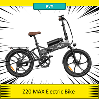 PVY Z20 MAX Electric Bike, 750W Motor, 36V 25.6Ah Battery, 20*2.3-inch Tires, 25km/h Max Speed, 200km Max Range, Hydraulic Brake