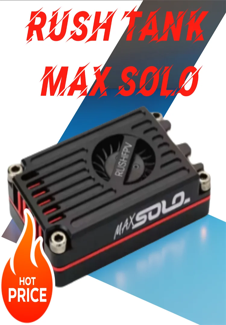 

RUSH TANK MAX SOLO High Power Video Transmitter with for FPV Drone Aircraft Long Range Strong anti-interference ability
