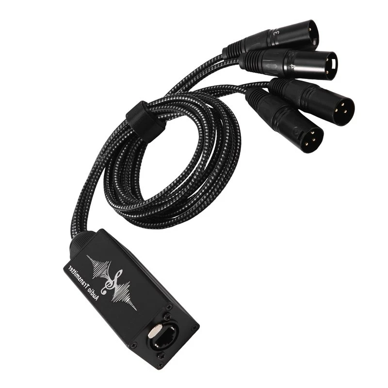 M07K-RJ45 To 4-Ch XLR 3Pin Audio Snake Cable For Stage