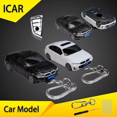 For Bmw 3 Series Car Model Key Case ICAR for X1 X3 X4 X5 F15 X6 F16 G30 7 Series G11 F48 F39 520 525 118i 218i 320i Key Cover