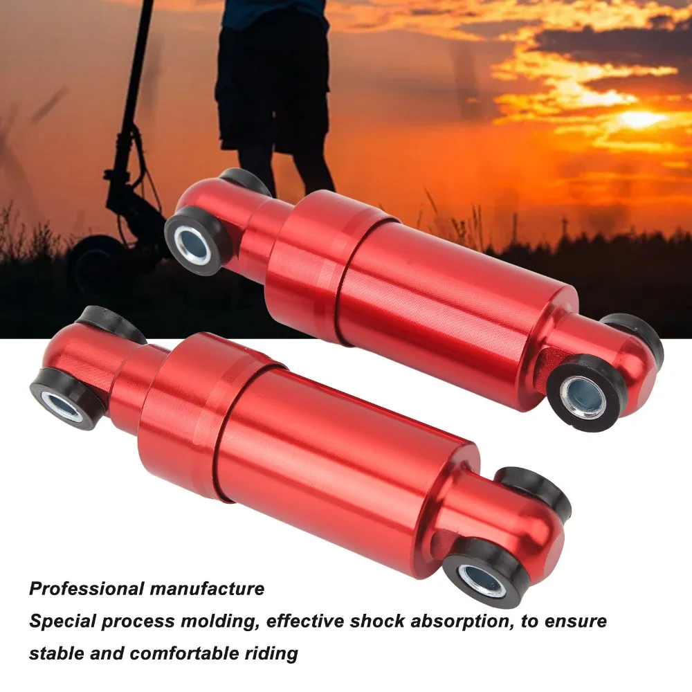 

2Pcs Aluminum Alloy Electric Scooter Shock Absorber 110mm Hole Center Hydraulic System Hydraulic Shock Absorber Rear Dampener