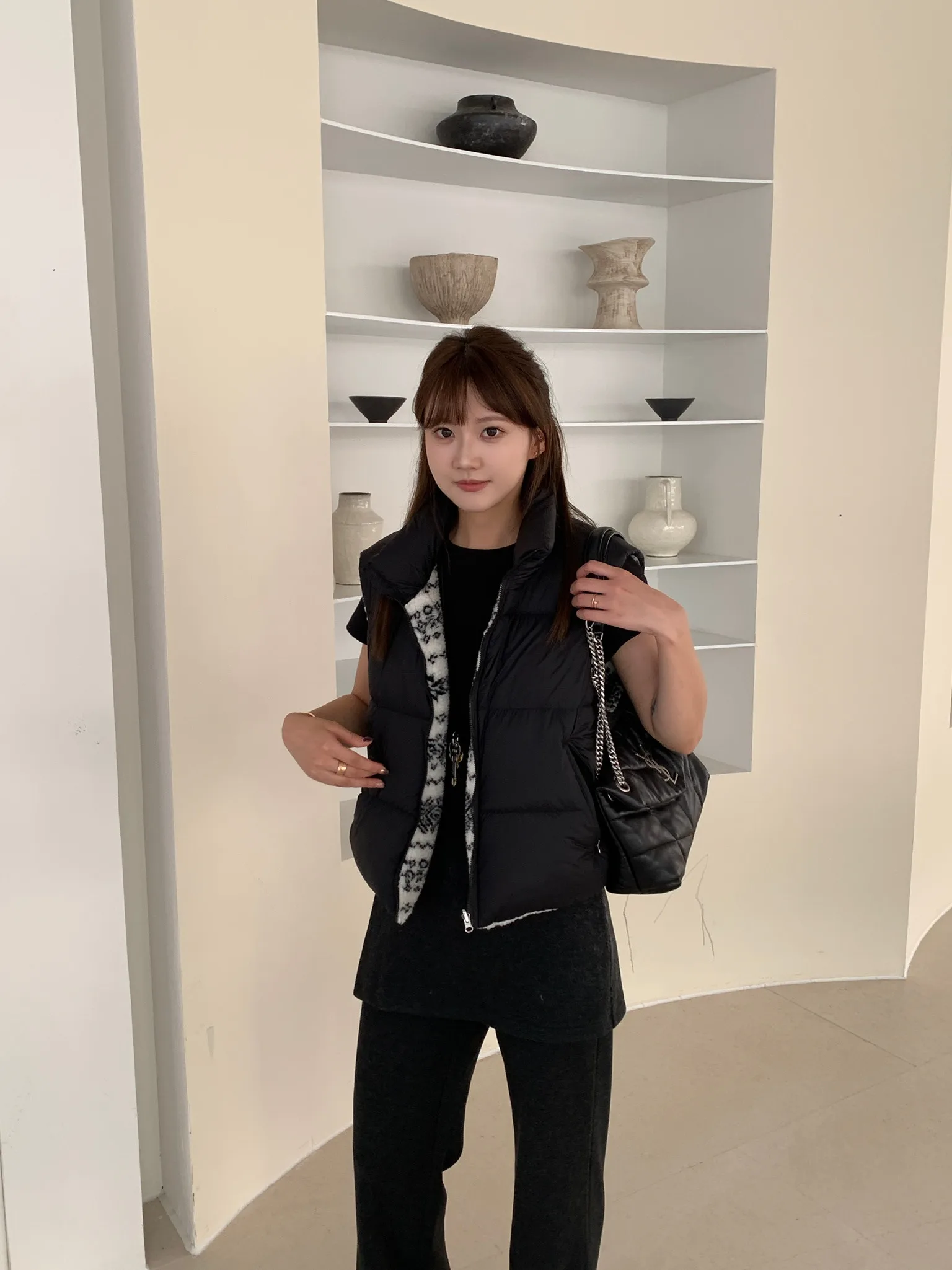 

Двусторонний винтажный жилет с цветочной вышивкой, универсальный, стройнящий, качественный, для повседневной носки, на молнии, утепленный