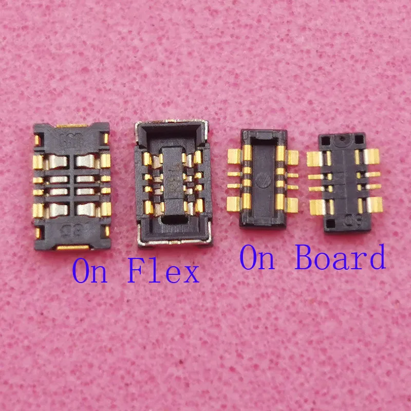 2-10Pcs Inner Battery Board FPC Connector Holder Plug Clip For Motorola Moto One Action XT2013 E7 XT2052 E5 Plus XT1924 XT1944 a pair banana connector gold plated copper rca plug rca seat stereo amplifier speakers high quality