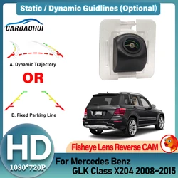 HD Fisheye Car Rear View Camera Reverse Vehicle Camera For Mercedes Benz GLK Class X204 2008 2009 2010 2011 2012 2013 2014 2015