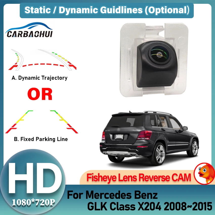 Samochodowa kamera cofania HD Fisheye do Mercedes Benz GLK Class X204 2008 2009 2010 2011 2012 2013 2014 2015