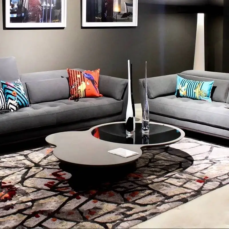 

-*Black Luxury Coffee Tables Living Room Bedrooms Apartment Nordic Coffee Tables Center Modern Stoliki Kawowe Furniture For Home