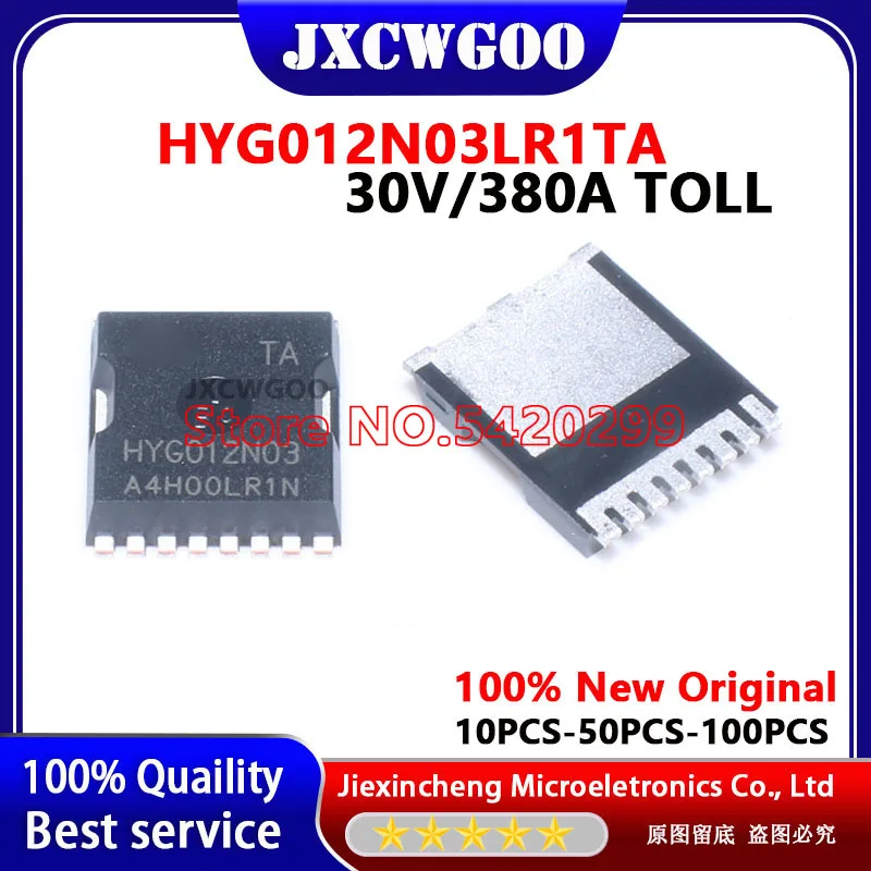 HYG012N03LR1TA HYG012N03 N/30V/380A TOLL MOSFET New original (10-100pieces）