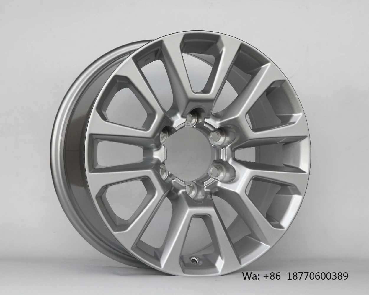 

Premium 17x7.5 6x139.7 ET25 High Gloss Black Alloy Passenger Car Wheel for Toyota Prado Kakadu Edition Hub 106.1