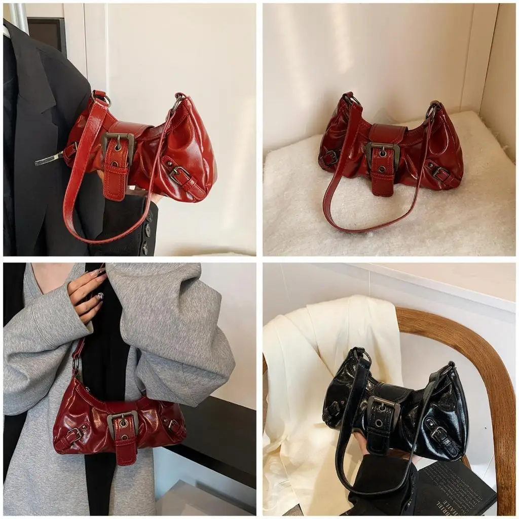 

X90D Элегантный простой дизайн Сумка для подмышек PU Сумка для покупок и встреч