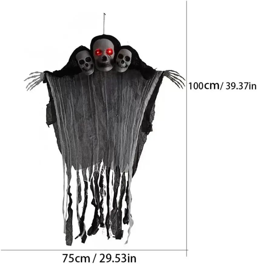 Profesjonalny, pływający duch, anatomicznie dokładny, realistyczny w dotyku, idealny jako rekwizyt na Halloween.