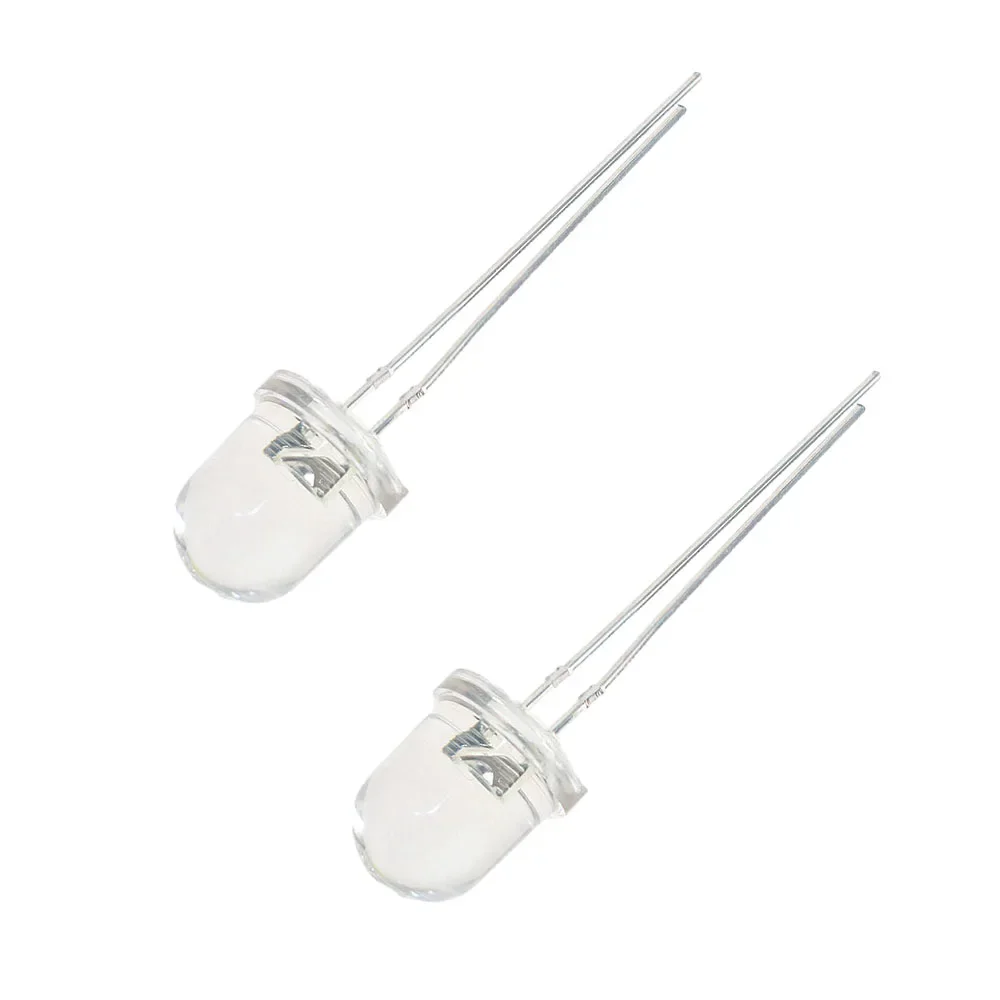 10PCS 8MM LED diodo F8 rosso giallo blu verde bianco LED luci Diod componenti elettronici