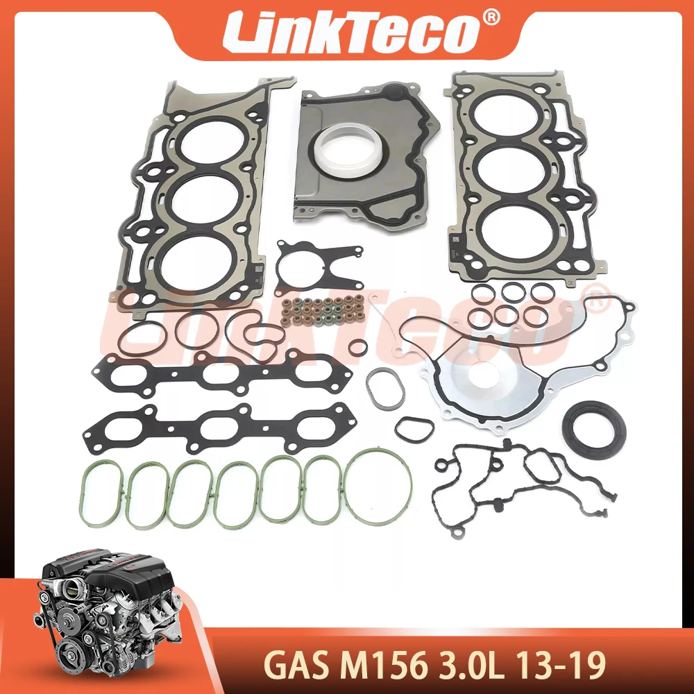 

Engine Cylinder Head Full gasket Set Fit 3.0 T L M156 M156D For 13-19 MASERATI LEVANTE M161 Ghibli M157 Quattroporte M156 3.0L