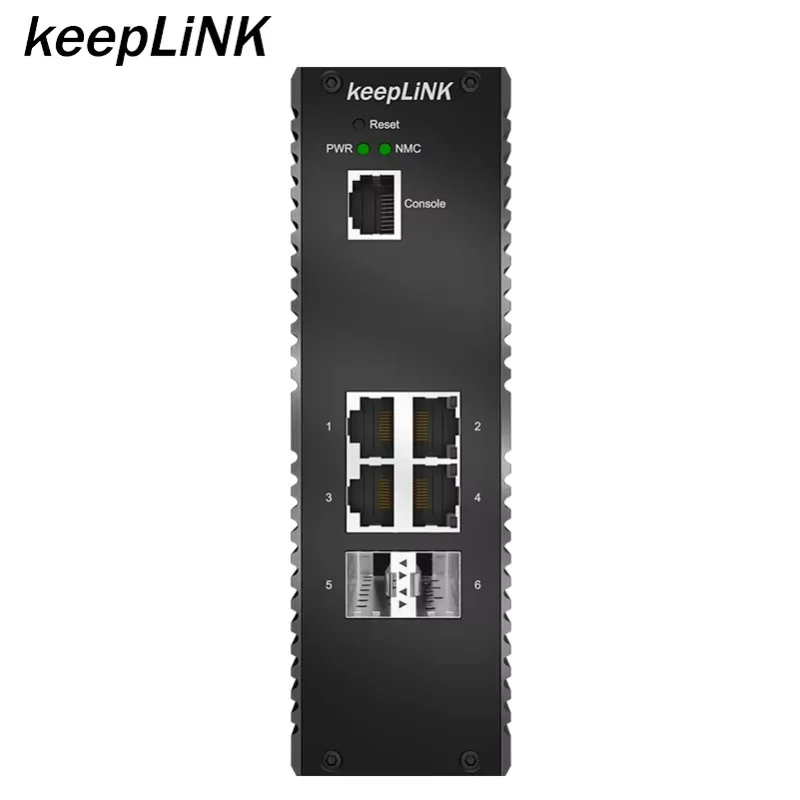High Level FCC Class a Industrial 4 Gigabit Poe with 2 Sfp Layer 2 Management Ethernet Switch with SNMP QoS 36G Capacity OEM ODM