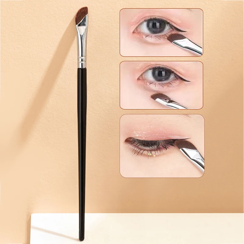 Sickle Eyeliner Brush Blade Makeup Brushes Ultra Thin Eyebrow Brush Flat Fine Eye Liner Brush Professional Beauty Make Up Tool